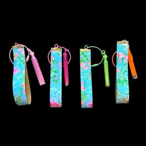 Lilly Pulitzer x Disney Inspired Strap Keychain